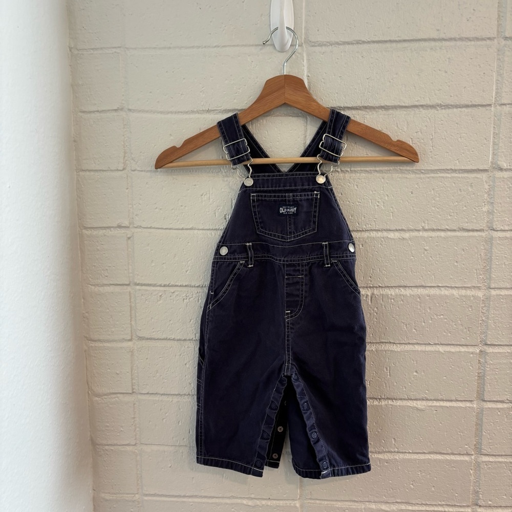 Vintage old navy overalls in blue